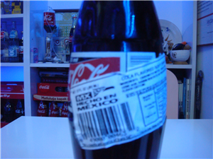 Coca Cola Meksika şişesi arka yüz