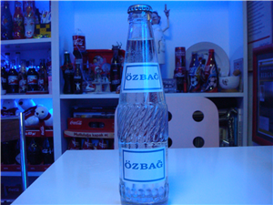 Özbağ Gazozu eski klasik şişesi Kırşehir