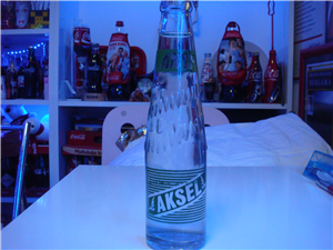 AKSEL Gazoz şişesi yeşil