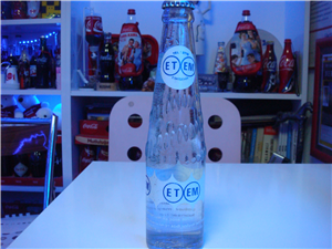 ET EM gazozu Eskişehir beyaz etiketli şişe